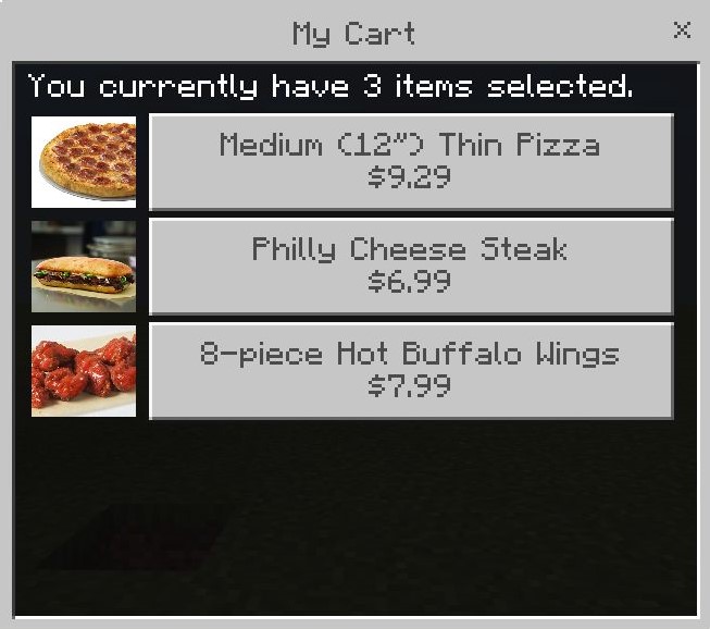 View Cart Form View Cart Form